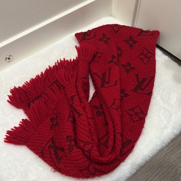 100% authentic Louis Vuitton logomania scarf - Picture 2 of 5